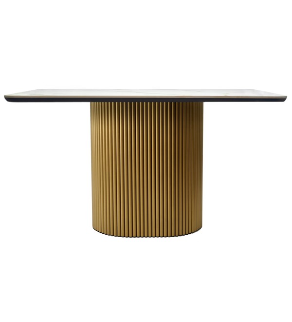 Стол Festa 140x85x77см, керамогранит Calacatte gold мрамор