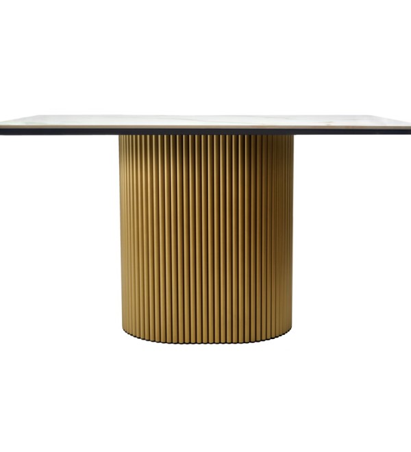 Стол Festa 140x85x77см, керамогранит Calacatte gold мрамор
