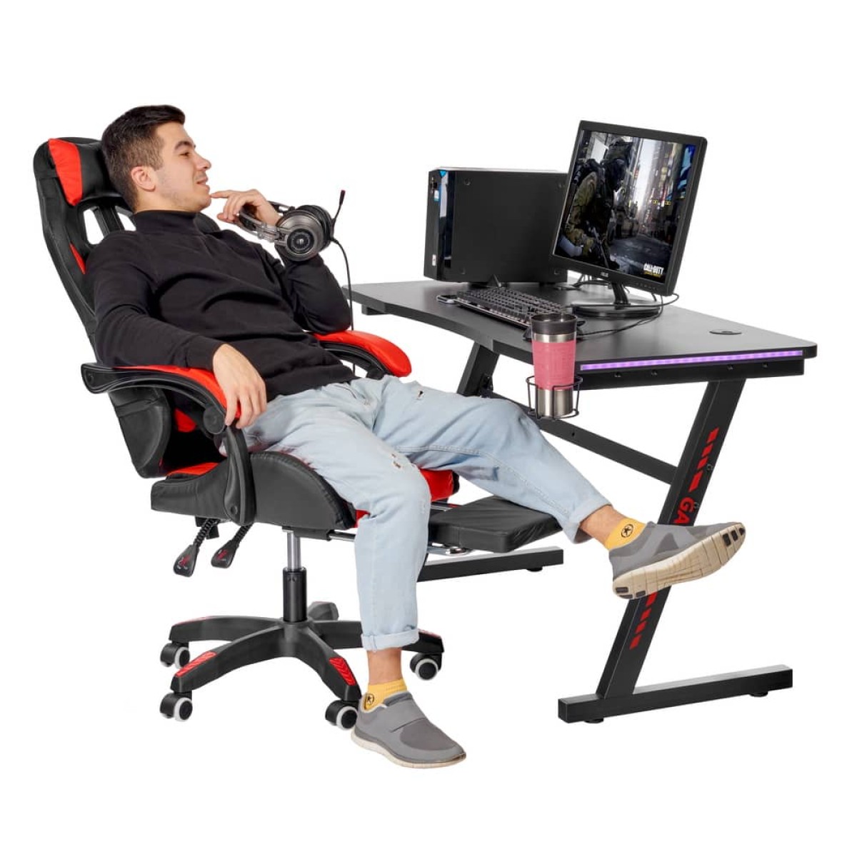Компьютерный стол Epic Glow 120х60х75см