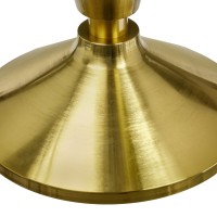 Кофейный столик Atlant диам.45см x 54см, золотой, металл, керамика