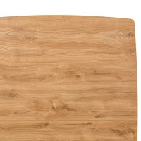 Стол Fusion раздвижной 140-180x90x75см, Дуб Навара, чёрный