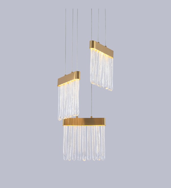 Подвесной светильник Delight Collection P98057-3 antique brass