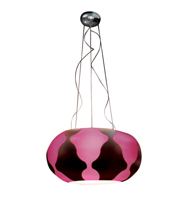 Подвесной светильник Leucos FLAN Fucsia/Marrone
