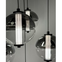Подвесной светильник Delight Collection MD24022079-5A black/smoky