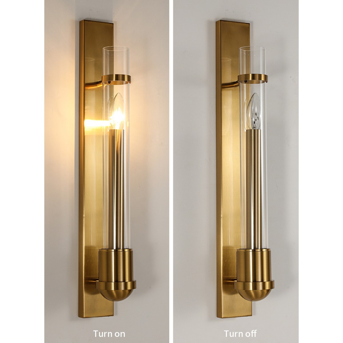 Настенный светильник Delight Collection 88042W brass