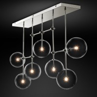 Потолочный светильник Delight Collection Globe Mobile 7A chrome