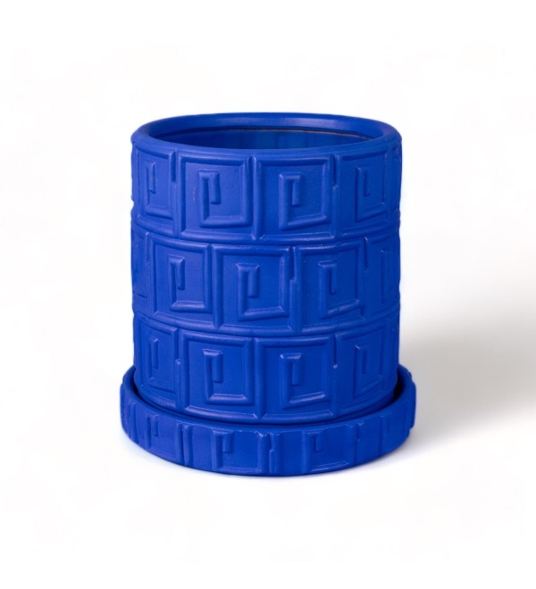 Цветочный горшок Seletti Magna Graecia Greca Blue
