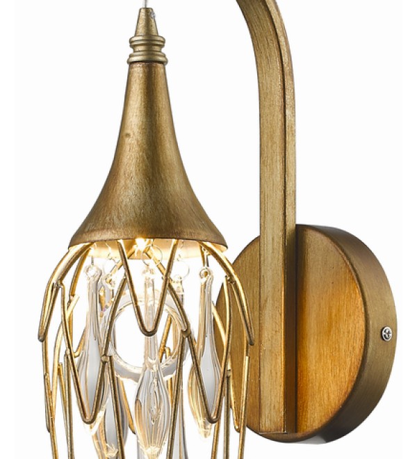 Подвесной светильник Delight Collection Goddess Tears 3 gold