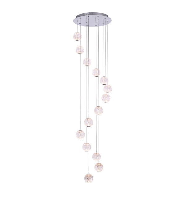 Подвесной светильник Delight Collection Elliot Diamante MD20001012-14A chrome