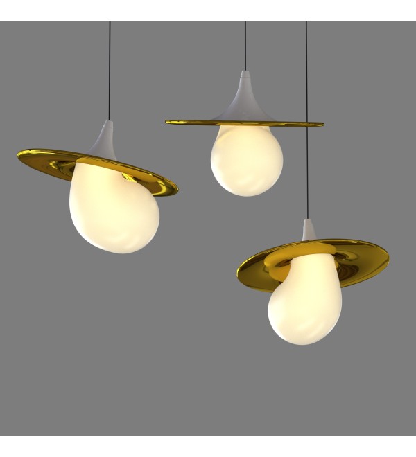 Подвесной светильник Delight Collection 10238P/1 gold/white