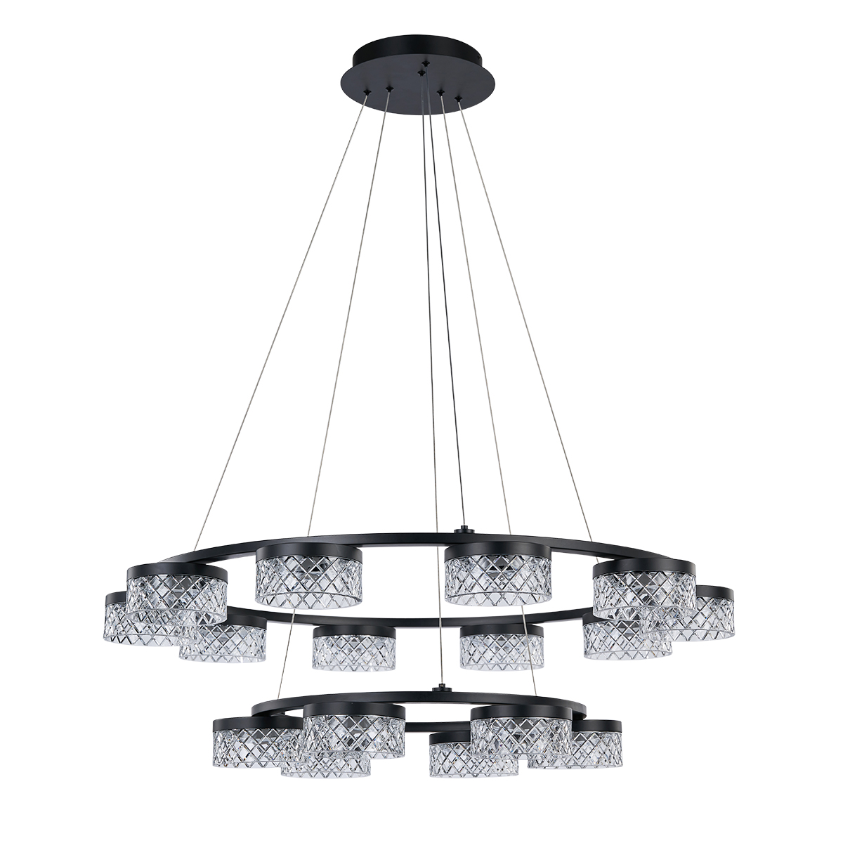 Люстра Delight Collection Diamond cut MD21020075-16B matt black