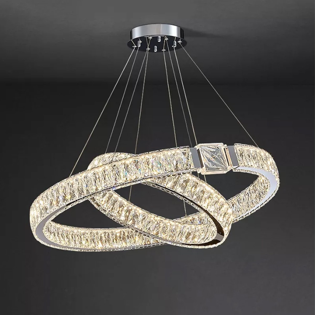 Люстра Delight Collection D8010P/2R/D800+600 silver