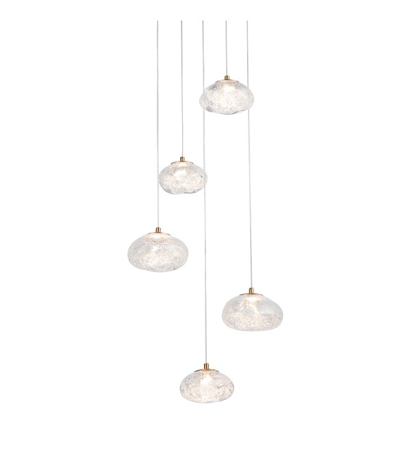 Подвесной светильник Delight Collection P98065-5 antique brass