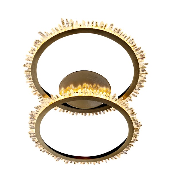 Потолочный светильник Delight Collection Quartz Halo MX20020154-2A satin gold