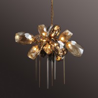 Люстра Delight Collection Britannica 8898P/AL gold/smoky