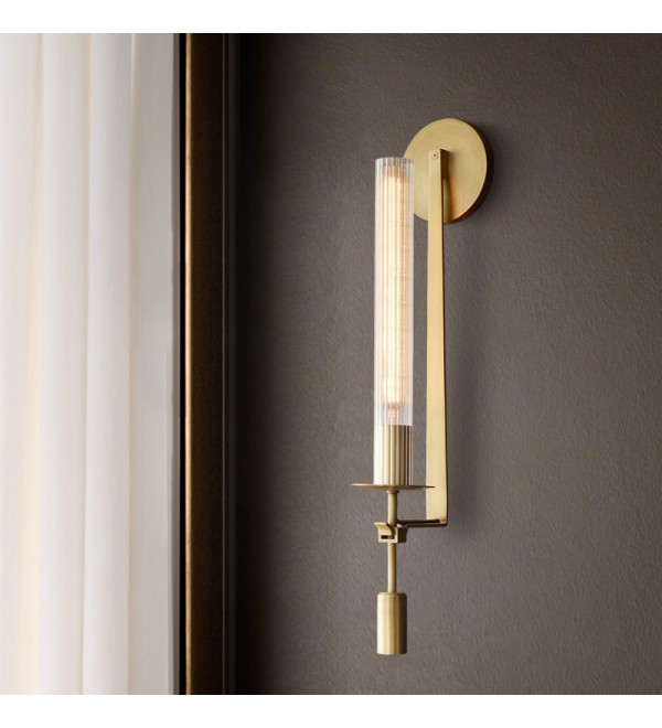 Настенный светильник Delight Collection MT8615-1W antique brass