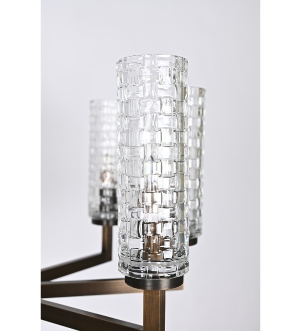 Люстра Delight Collection BRWL7055 DLCH01 vintage brass