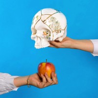 Статуэтка Seletti Kintsugi Skull