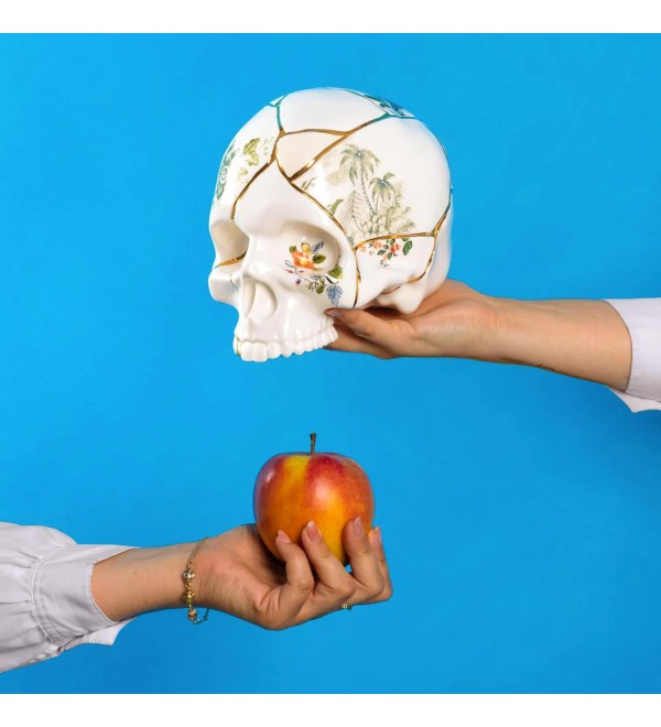 Статуэтка Seletti Kintsugi Skull