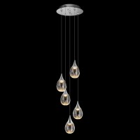 Подвесной светильник Delight Collection Stilla MD24001004-5A chrome/clear