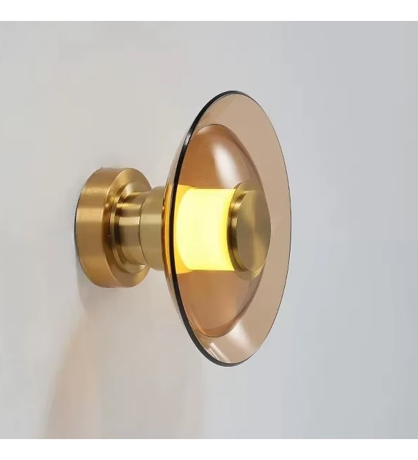 Настенный/Потолочный светильник Delight Collection 8665W/S gold/amber