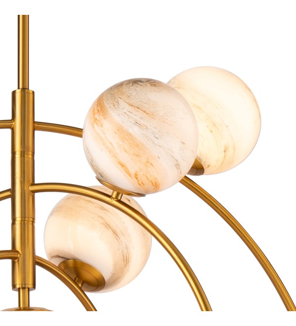 Люстра Delight Collection Planet 13 brass