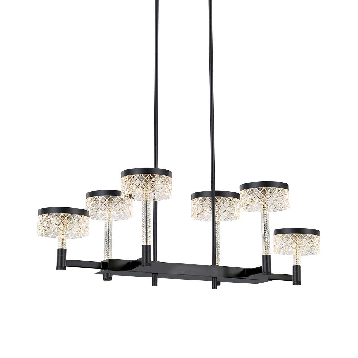 Люстра Delight Collection Diamond cut MD21020075-6B matt black