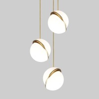 Подвесной светильник Delight Collection Crescent 3S brass