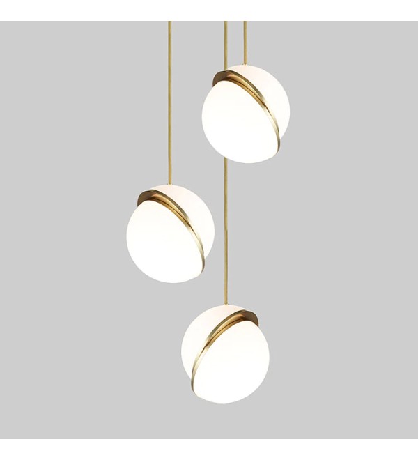 Подвесной светильник Delight Collection Crescent 3S brass