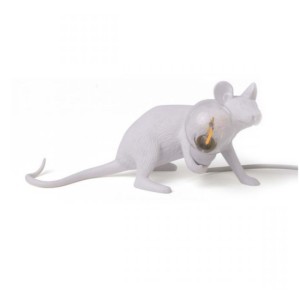 Настольная лампа Seletti Mouse Lamp Lyie Down USB
