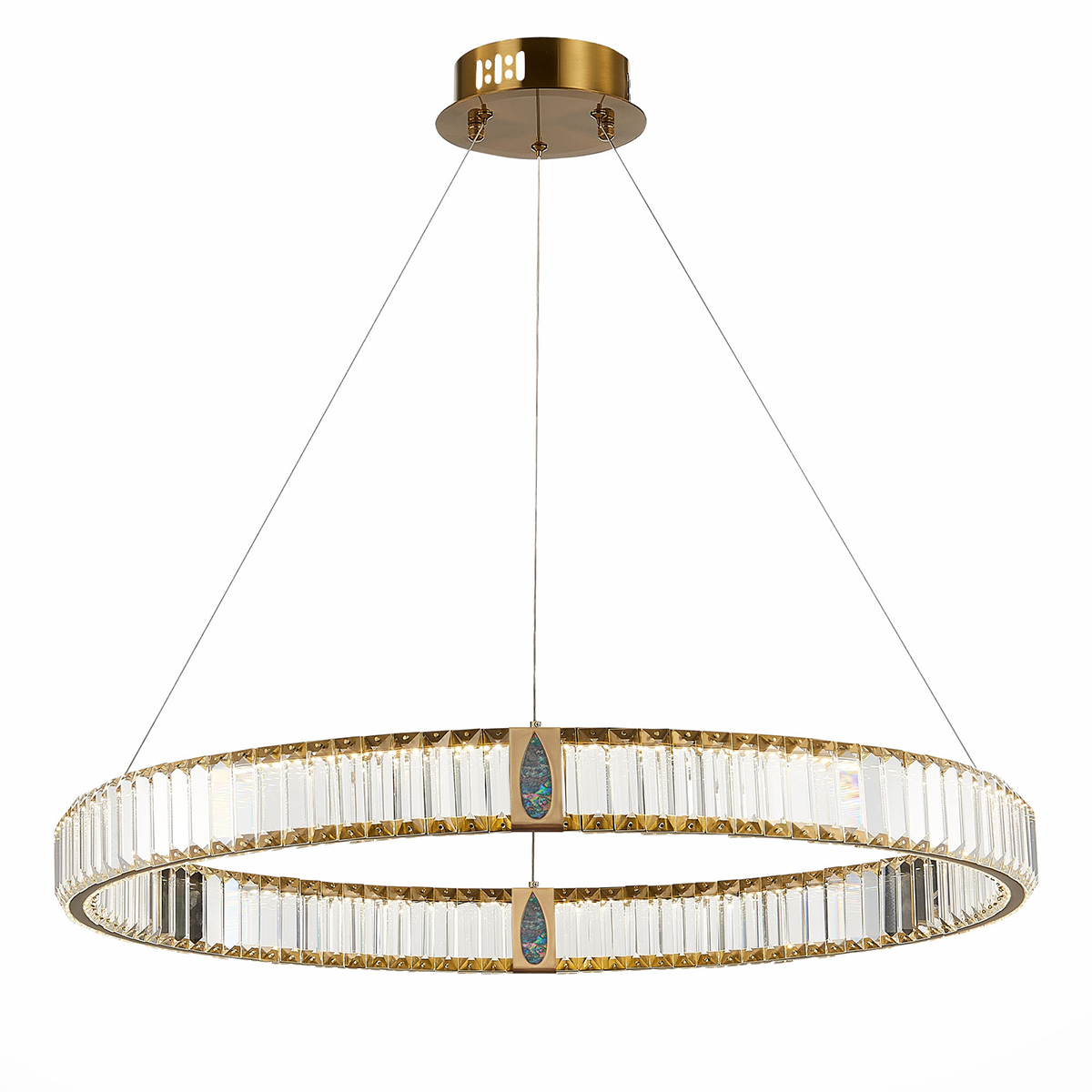 Люстра Delight Collection D8016P/R/D800 gold/clear
