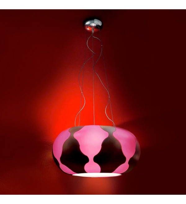 Подвесной светильник Leucos FLAN Fucsia/Marrone