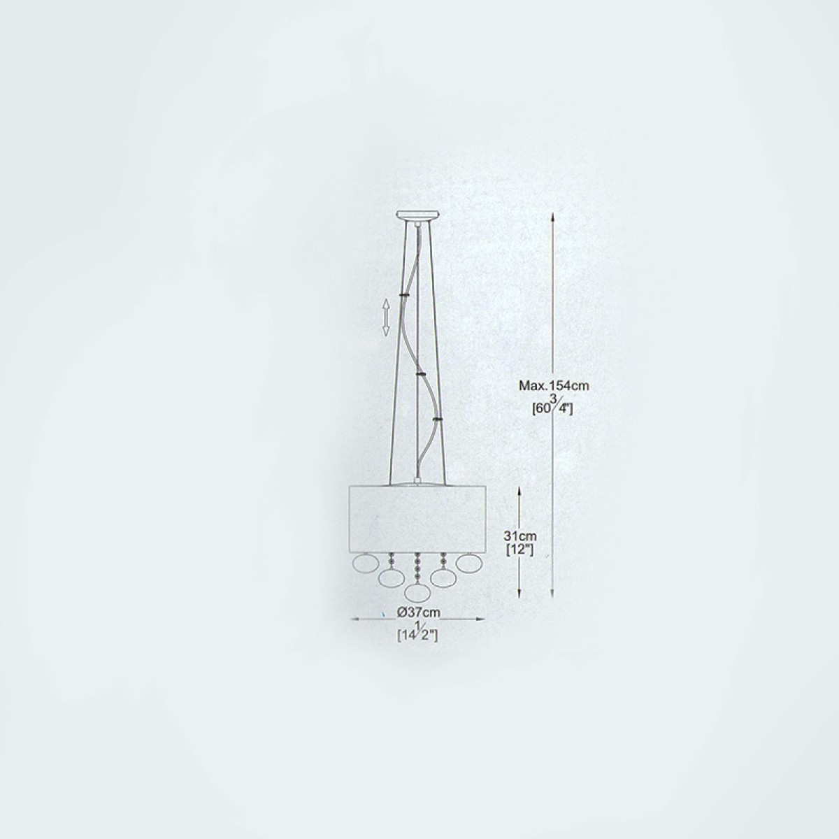 Люстра Delight Collection Andromeda P0173-05C