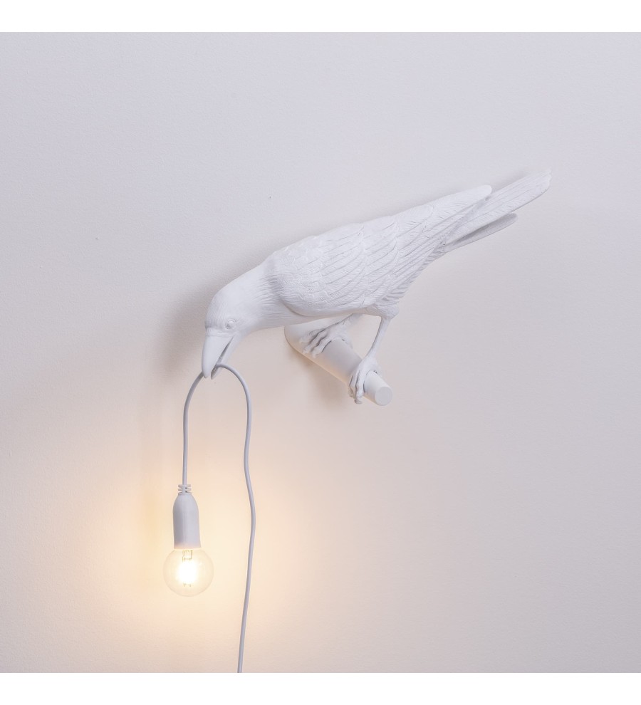 Настенный светильник Seletti Bird Looking Left White