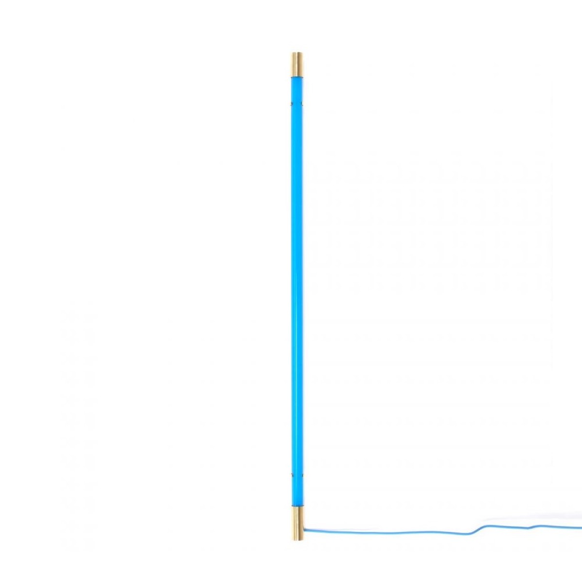 Настенный светильник Seletti Linea Golden End Blue