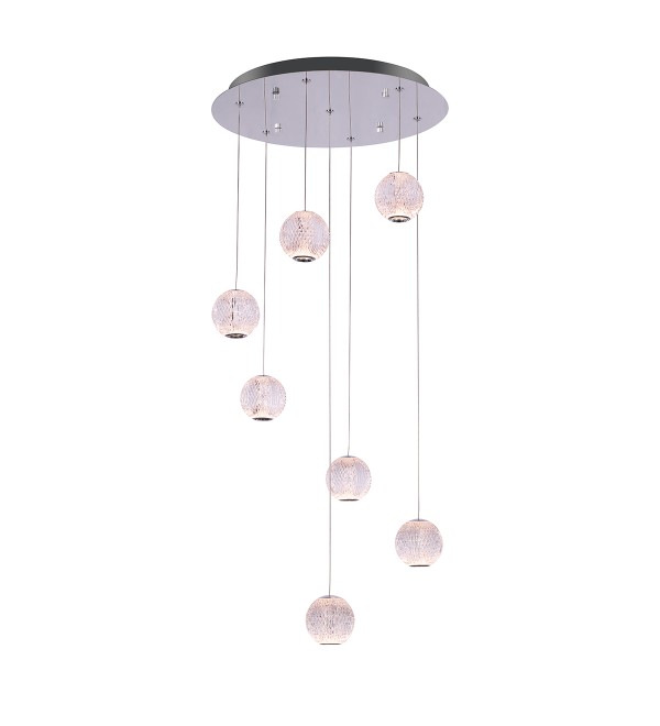 Подвесной светильник Delight Collection Elliot Diamante MD20001012-7A chrome