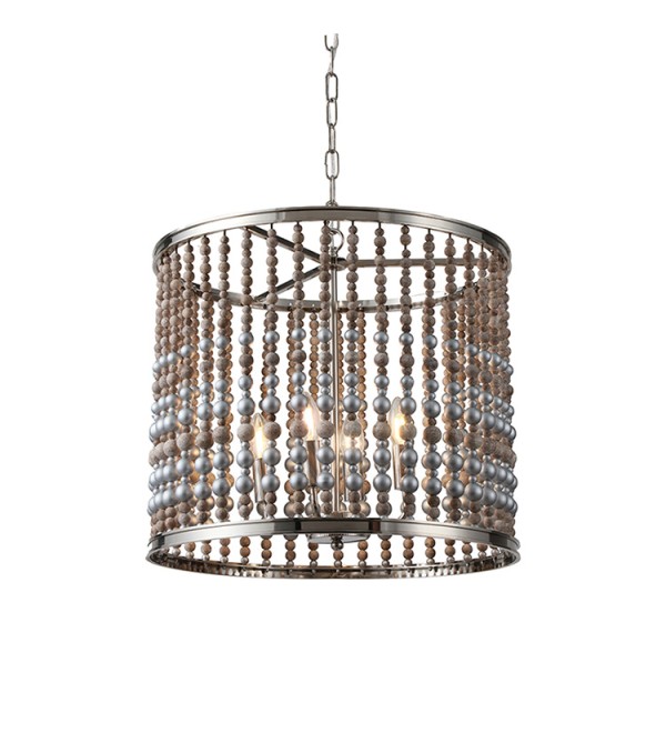 Люстра Delight Collection Wood Light KW0783P-4 silver