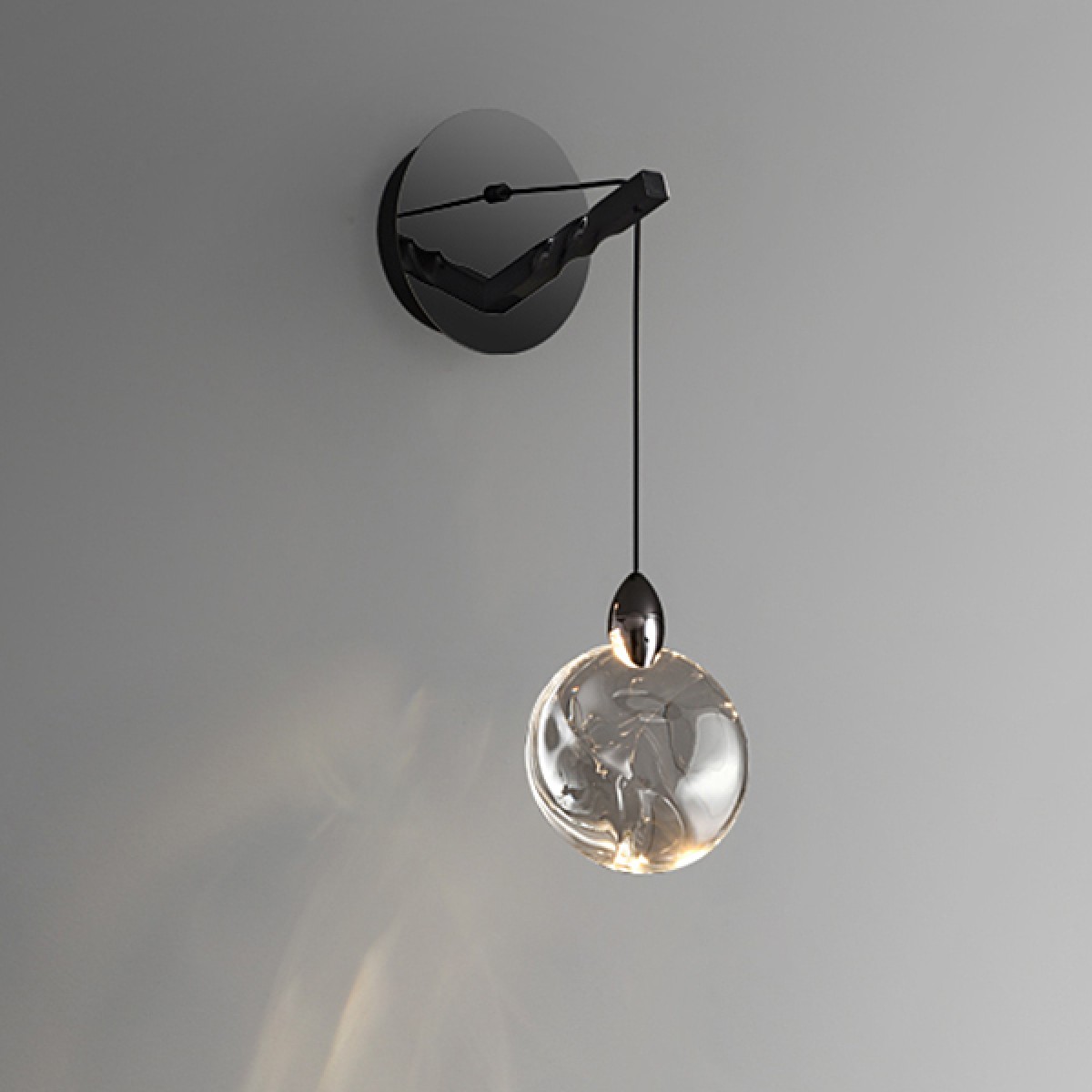 Настенный светильник Delight Collection Colvin MT9176-1WB pearl black