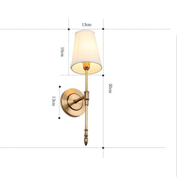 Настенный светильник Delight Collection MT8865-1WL brass