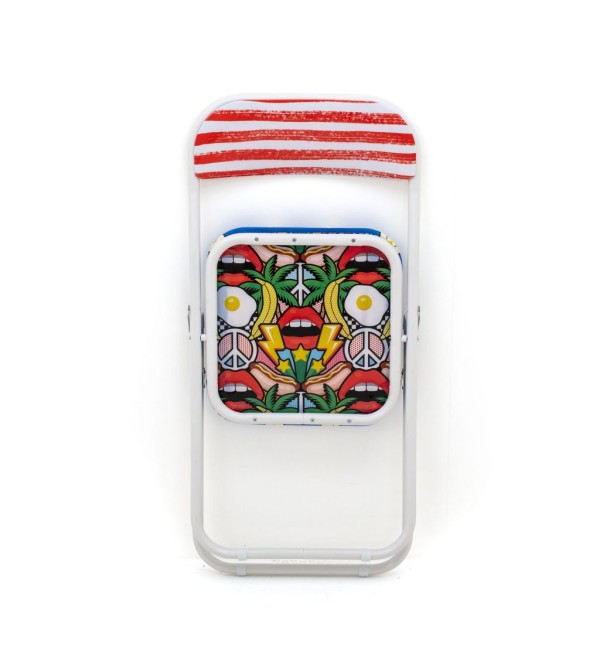 Складной стул Seletti Blow Folding Chair Pop Corn