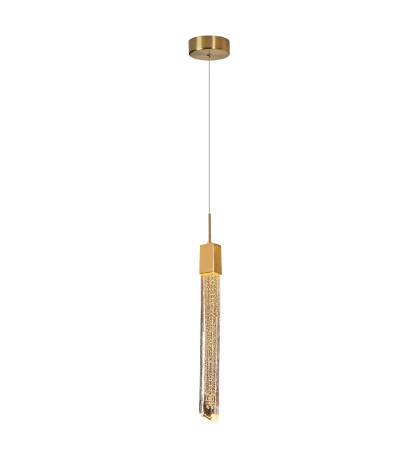 Подвесной светильник Delight Collection OD2510-1 gold/smoky