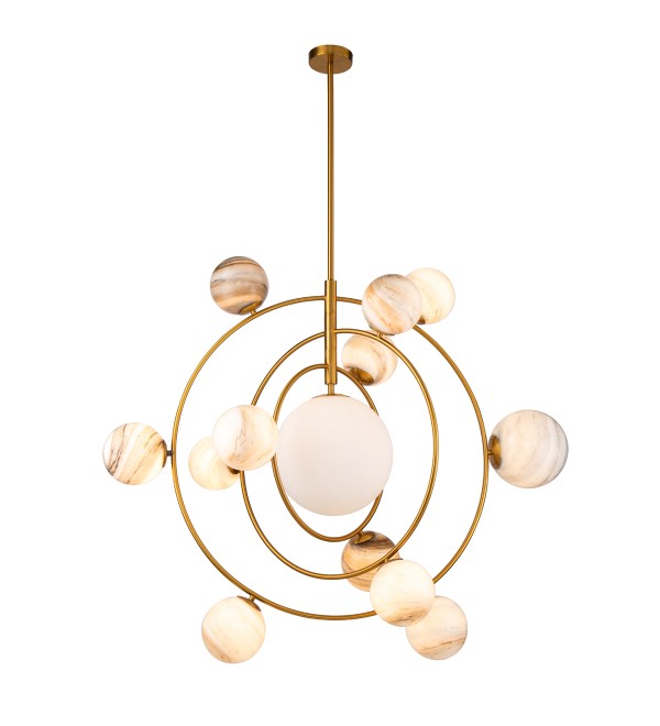 Люстра Delight Collection Planet 13 brass
