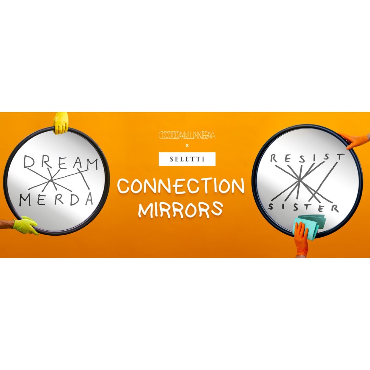 Зеркало Seletti Connection Dream Merda