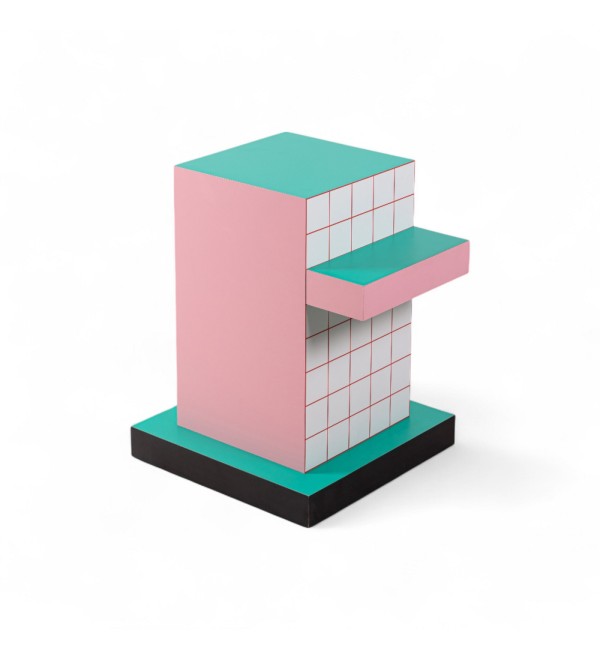 Приставной столик Seletti Superfurniture Supersidetable Red Grid