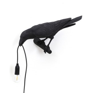 Настенный светильник Seletti Bird Looking Left Black