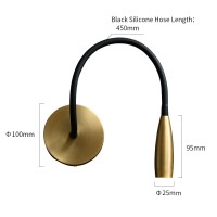 Настенный светильник Delight Collection MT9016-1W brass