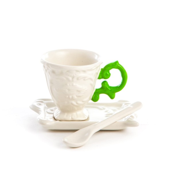 Кофейная пара Seletti I-Wares I-Coffee Green