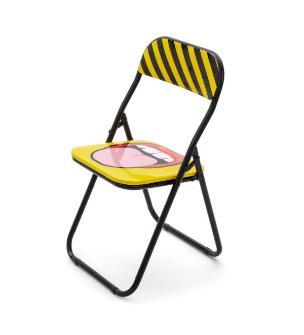 Складной стул Seletti Blow Folding Chair Tongue