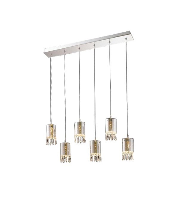Подвесной светильник Delight Collection Crystal Tube 6