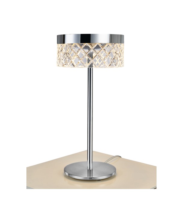 Настольная лампа Delight Collection Diamond cut MT21020075-1A chrome